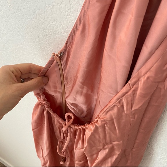 Song of Style Rosalind Halter Satin Maxi Dress Size XS - Picture 7 of 7